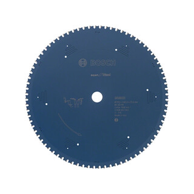 Bosch circular saw blade for steel - inox Number of teeth: 80 pcs | 355 x 25,4 x 2,2 mm