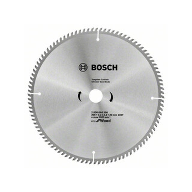 Bosch cirkelsågklinga 305 x 30 mm | antal tänder: 100 db | skärbredd: 3,2 mm
