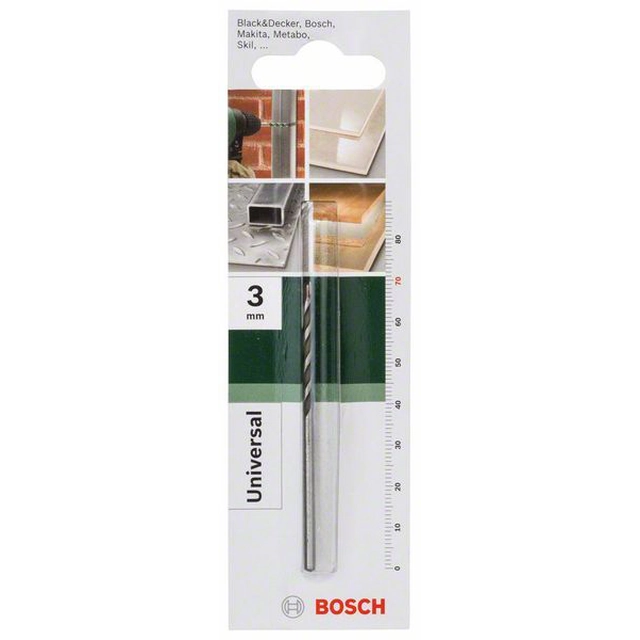 BOSCH daudzuzdevumu urbji D -3,0 mm-L-70 mm