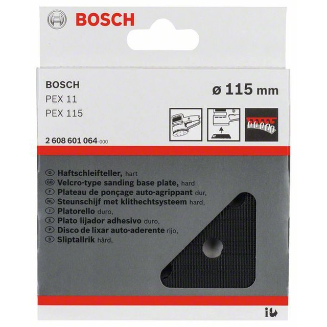 BOSCH Discos de lixa duros,115 milímetros