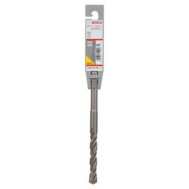 BOSCH Drills for SDS Hammers plus-3 12 x 100 x 160 mm