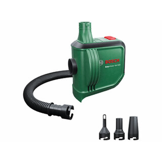 Bosch EasyInflate 18V-500 akumulatorska pumpa 18 V | 530 l/min | 0,03 bar | Ugljična četka | Bez baterije i punjača | U kartonskoj kutiji