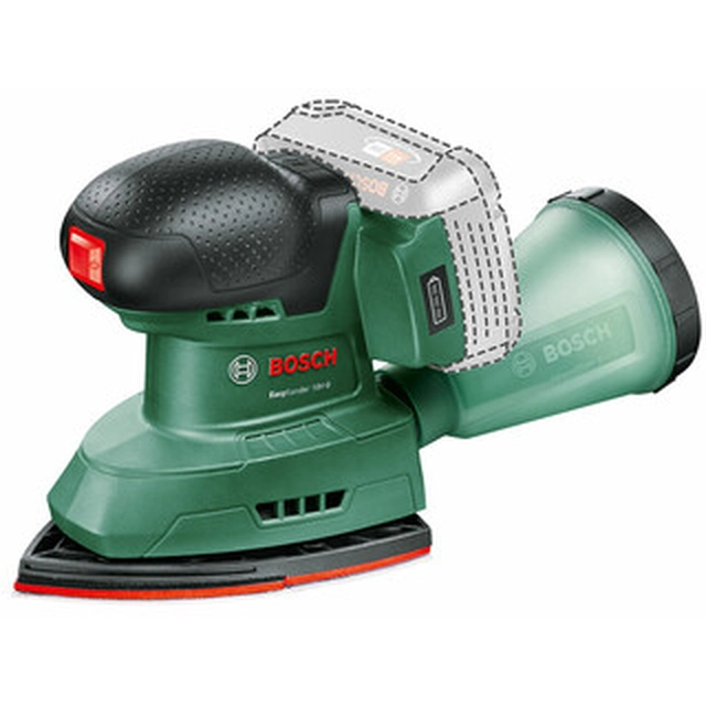 Bosch EasySander 18V-8 cordless vibrating sander 18 V | 93 x 93 mm | Carbon brush | Without battery and charger | In a cardboard box