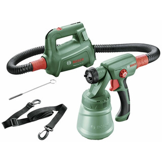 Bosch EasySpray 18V-100 accu verfspuit 18 V | 0 - 0,1 l/min | Tank 0,8 ml | Zonder accu en oplader | In een kartonnen doos