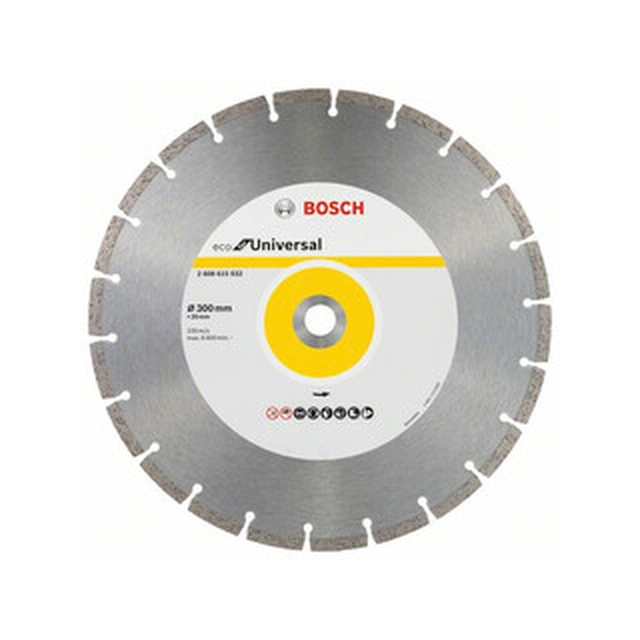 Bosch ECO για Universal δίσκος κοπής διαμαντιών 300 x 20 mm