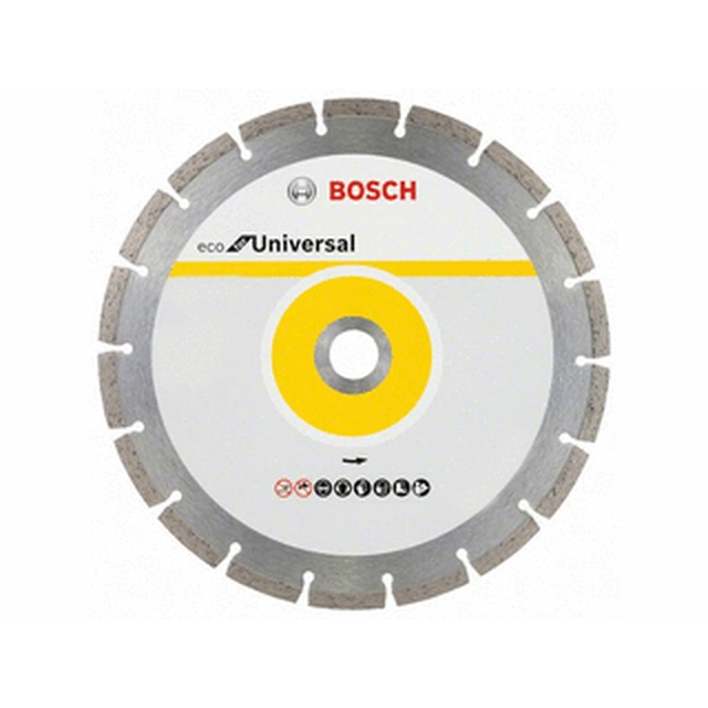 Bosch ECO pour Disque à tronçonner diamanté universel 230 x 22,23 mm 10 pc