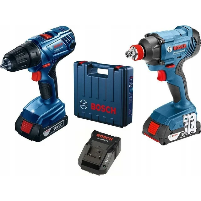 Bosch elværktøjssæt BOSCH.ZESTAW 18V GDX 180-LI + GSR 18V-50