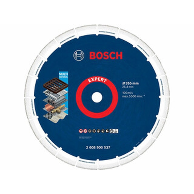 Bosch Expert Diamond Metal Disc de tăiere diamantat 355 x 25,4 mm