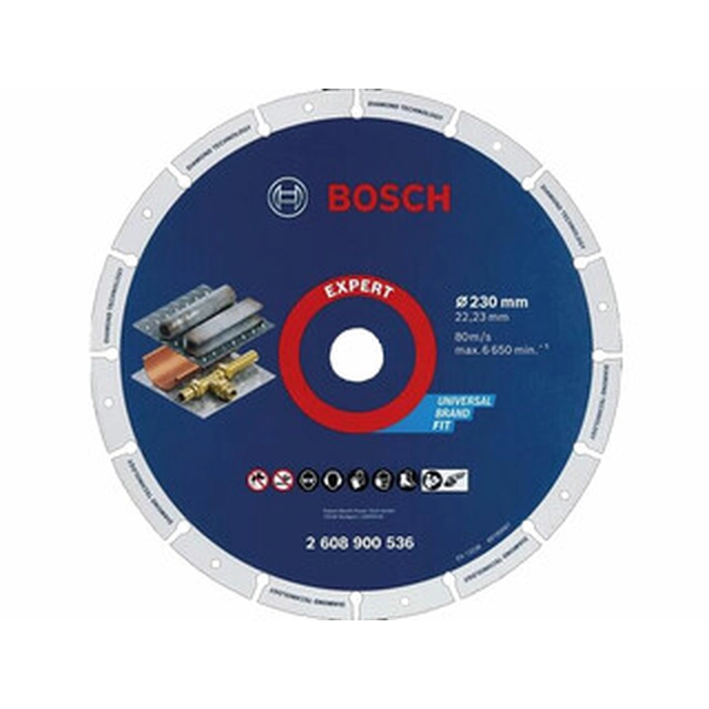 Bosch Expert Diamond Metalinis deimantinis pjovimo diskas 230 x 22,23 mm