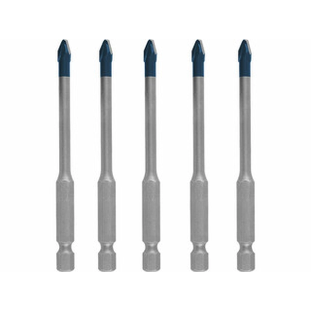 Bosch Expert HEX-9 Hard Ceramic, 5 mm conjunto de brocas para ladrilhos 5 unid.