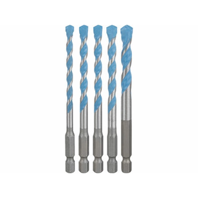 Bosch Expert HEX-9 MultiConstruction, set di punte multifunzione 5,5 - 8 mm 5 pz