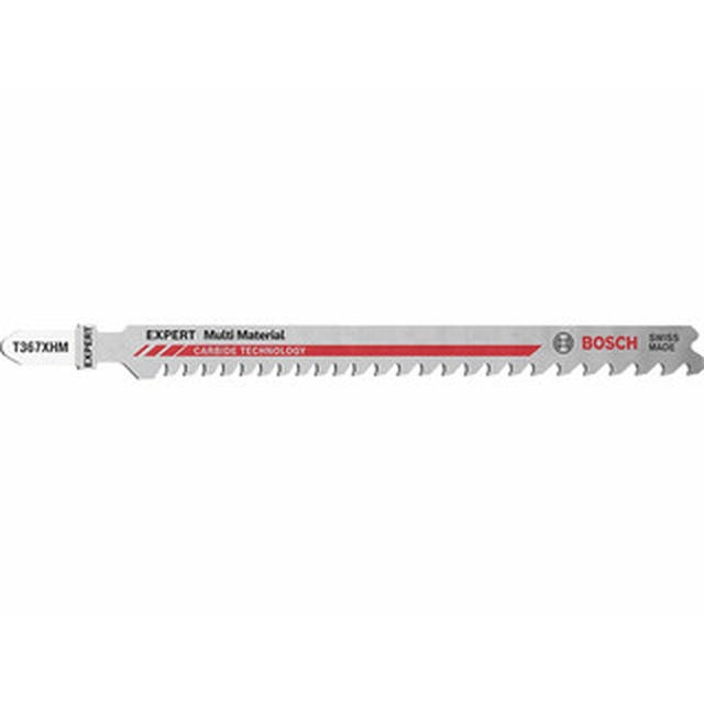 Bosch Expert T 367 XHM Multi Material, 132 mm Decopier-Sägeblatt für Holz, Metall, Kunststoff