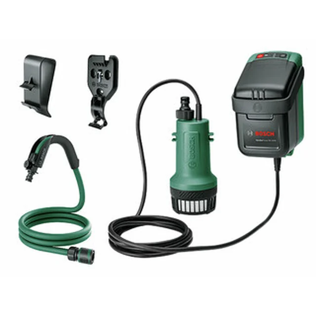 Bosch GardenPump 18V-2000 акумулаторна варелна помпа 18 V | 30 - 0 l/min | 0 - 17,5 m | Карбонова четка | Без батерия и зарядно | В картонена кутия