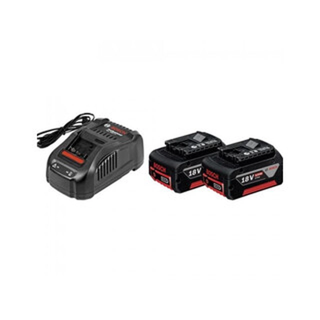 Bosch GBA 18 V 5 Ah akumulatoru un lādētāju komplekts 18 V | 5 Ah