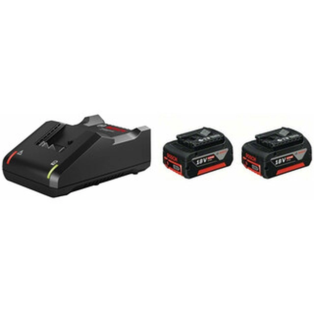 Bosch GBA 18V batteri och laddare set 18 V | 4 Ah