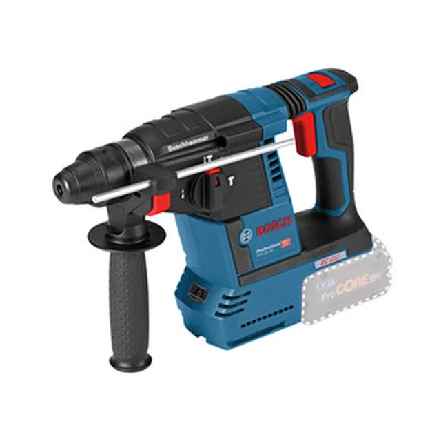 Bosch GBH 18V-26 cordless hammer drill 18 V | 2,6 J | In concrete 26 mm | 3,5 kg | Carbon Brushless | Without battery and charger | In a cardboard box