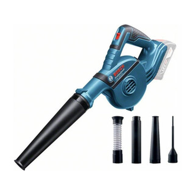 Bosch GBL 18 V-120 soplador de hojas inalámbrico 18 V | 75 m/s | Escobilla de carbón | Sin batería ni cargador | En una caja de cartón