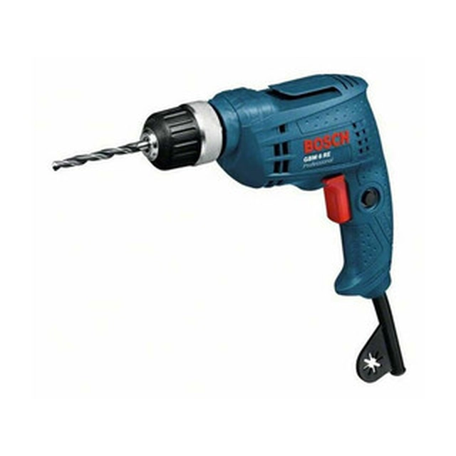 Bosch GBM 6 RE elektrinis grąžtas su griebtuvu 230 V | 350 W | 4000 RPM | Griebtuvas 1,5 - 10 mm | Metale 6,5 mm | Kartoninėje dėžutėje