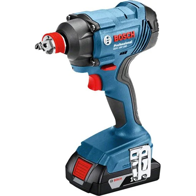 Bosch GDX udarni ključ 180-LI 18 V 1/4" + 2 x baterija 2 Ah