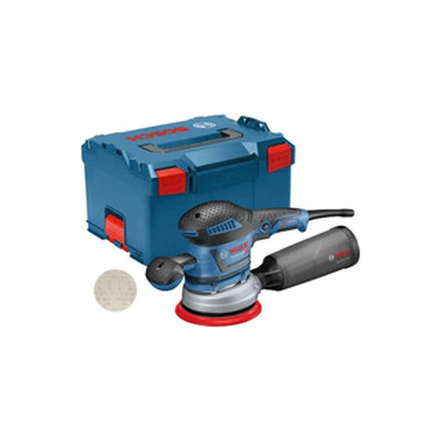 Bosch GEX 40-150 електрична ексцентрикова шліфувальна машина 230 V | 400 W | 150 мм | 5500 до 12000 RPM | в L-Boxx