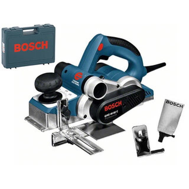 Bosch GHO 40-82 C el-høvl 230 V | 850 W | Bredde 82 mm | Dybde 0 - 4 mm | I en kuffert