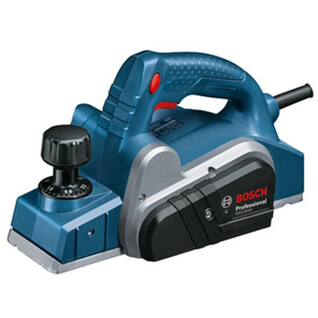 Bosch GHO 6500 elektrický hoblík 230 V|650 W| šírka 82 mm | Hĺbka 0 -2,6 mm | V kartónovej krabici