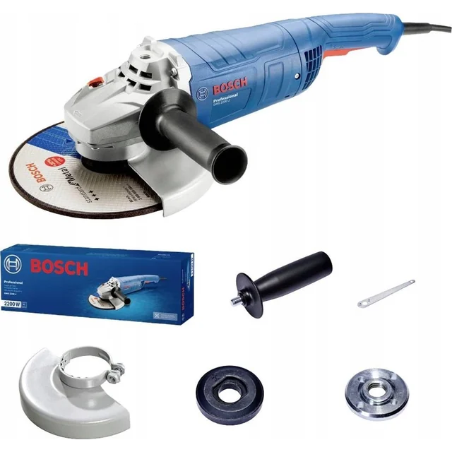 Bosch grinder Bosch angle grinder GWS 2200 J Professional (blue, 2,200 watts)