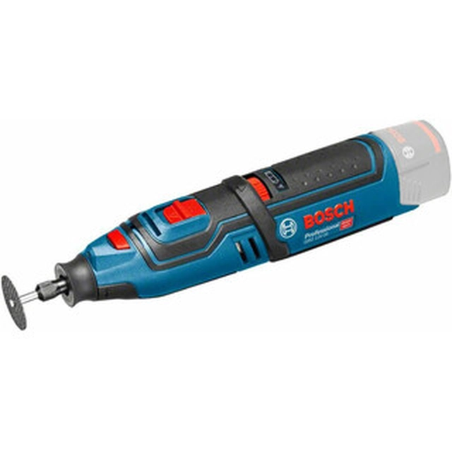 Bosch GRO 10,8 Aku přímá bruska V-LI 12 V | 0 - 3,2 mm | Uhlíkový kartáč | Bez baterie a nabíječky | V kartonové krabici