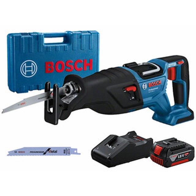 Bosch GSA 185-LI accu-ijzerzaag 18 V | 230 mm | Koolborstelloos | 1 x 5 Ah-accu + lader | In een koffer