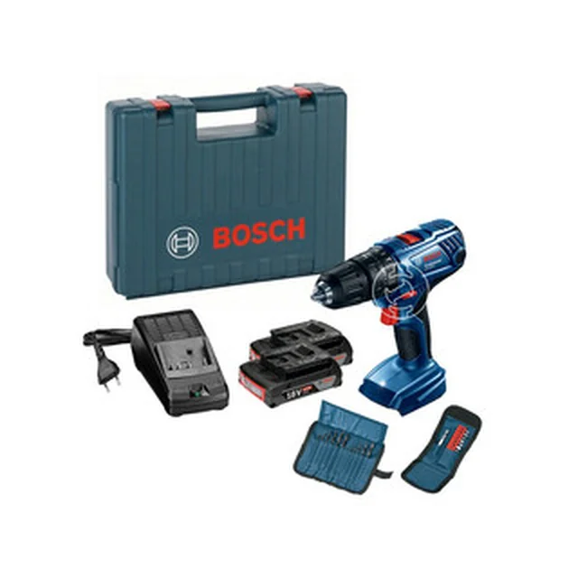 Bosch GSB 180-LI akkuiskuporakone + poran pääsarja