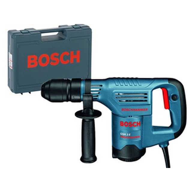 Bosch GSH 3 E elektrisk mejselhammare 2,6 J | Antal träffar: 3500 1/min | 650 W | I en resväska