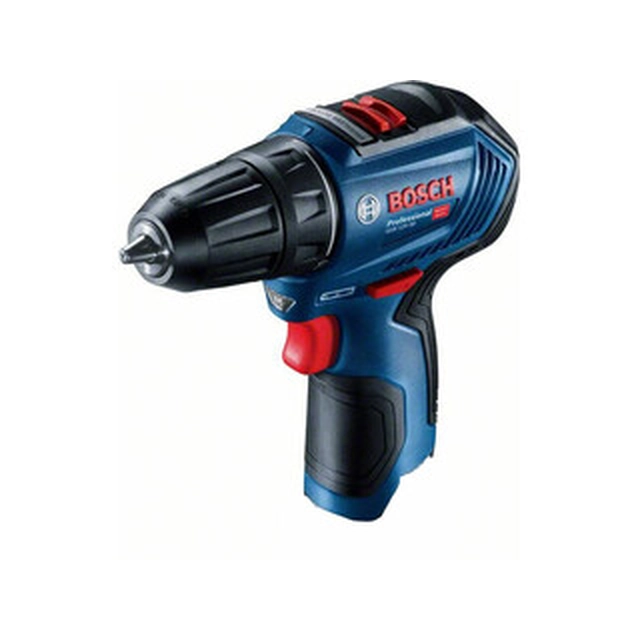 Bosch GSR 12V-30 akkus fúrócsavarozó tokmányos 12 V | 18 Nm/30 Nm | Szénkefementes | Akku és töltő nélkül | Kartondobozban