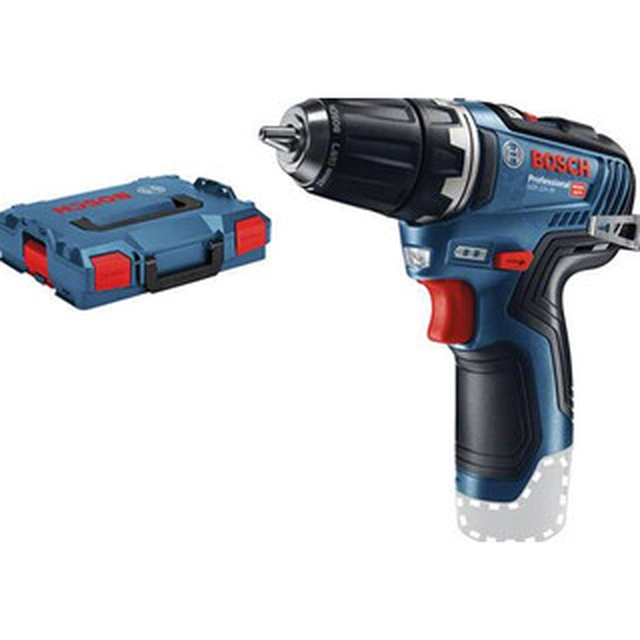 Bosch GSR 12V-35 akumulatora urbjmašīna ar patronu 12 V | 20 Nm/35 Nm | Oglekļa brushless | Bez akumulatora un lādētāja | L-Boxx