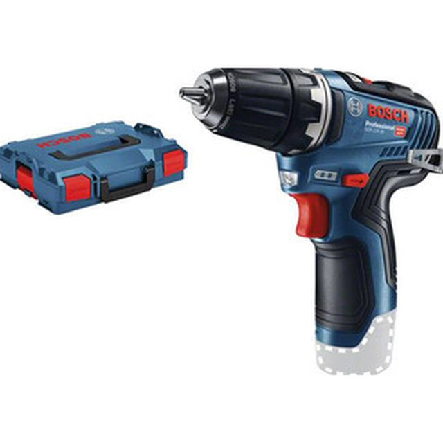 Bosch GSR 12V-35 cordless drill driver with chuck 12 V | 20 Nm/35 Nm | Carbon Brushless | Without battery and charger | in L-Boxx