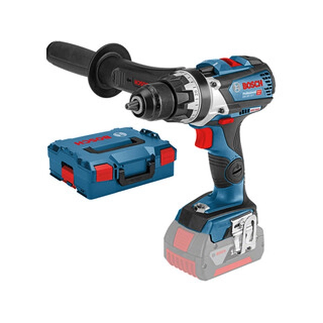 Bosch GSR 18V-110 C cordless drill driver with chuck 18 V | 47 Nm/85 Nm/110 Nm | Carbon Brushless | Without battery and charger | in L-Boxx