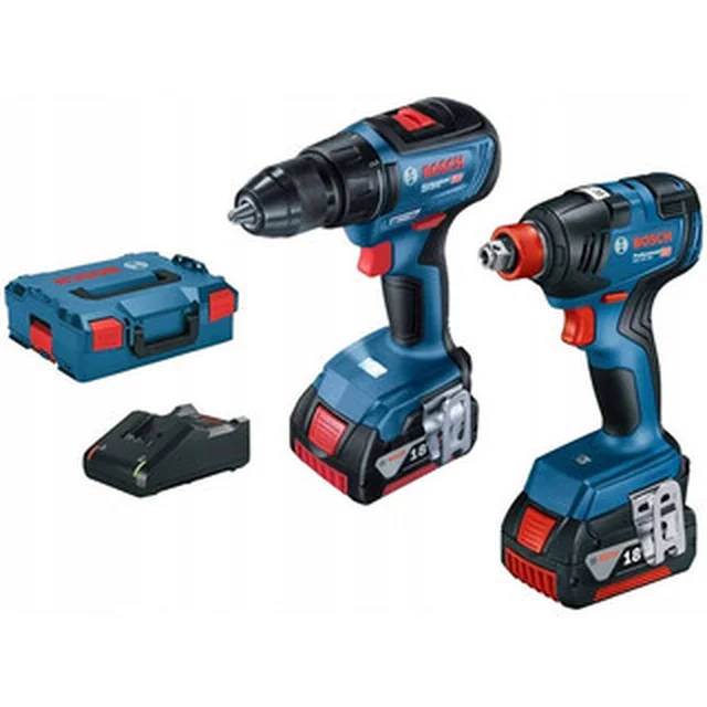 Bosch GSR 18V-50 + GDX 18V-200 gépcsomag L-Boxx-ban