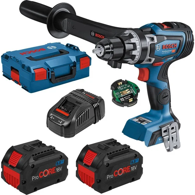 Bosch GSR borr/skruvdragare 18V-150 C 18 V 2 x batteri 8 Ah