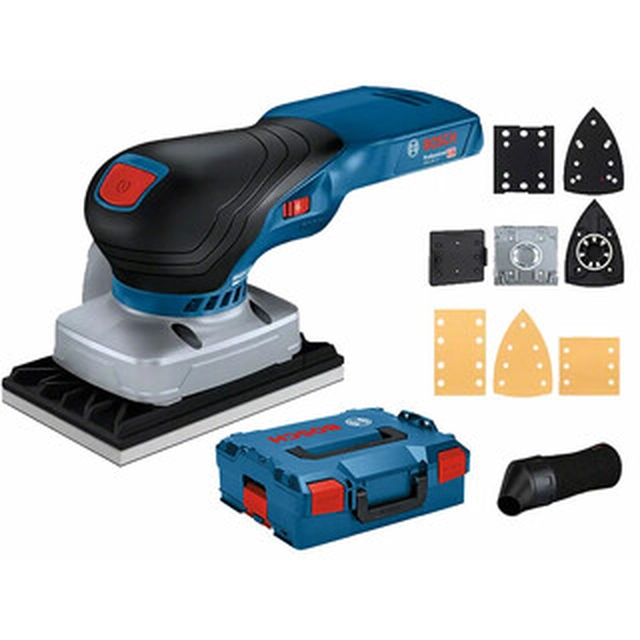 Bosch GSS 18V-13 cordless vibrating sander 18 V | 80 x 130 mm | Carbon brush | Without battery and charger | in L-Boxx