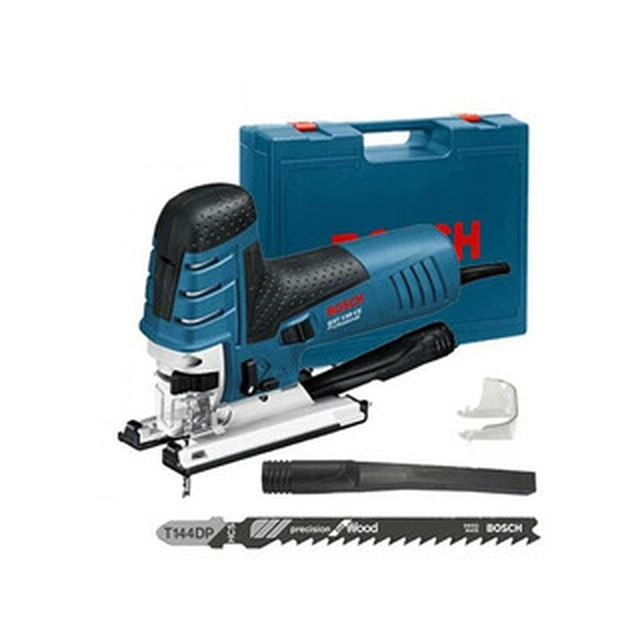 Bosch GST 150 CE elektriskais finierzāģis Gājiena garums: 26 mm | Sitienu skaits: 500 - 3100 1/min | 780 W | Čemodānā