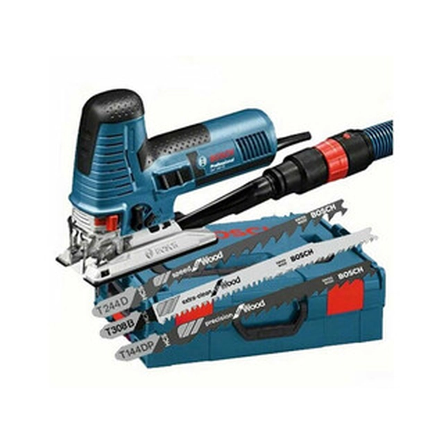 Bosch GST 160 CE elektrinis siaurapjūklis Eigos ilgis: 26 mm | Brūkšnių skaičius: 800 - 3000 1/min | 800 W | L-Boxx