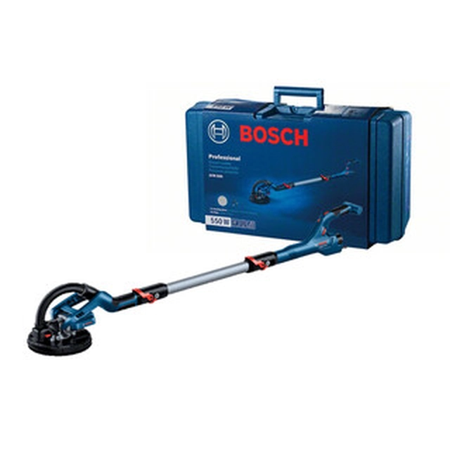 Bosch GTR 550 električni brusilnik sten žirafa 230 V | 550 W | 225 mm | Višina 1100 - 1700 mm | V kovčku