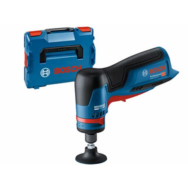 Bosch GWG 12V-50 S akkus derékszögű csiszoló 12 V | 6 mm/8 mm | Szénkefementes | Akku és töltő nélkül | L-Boxx-ban