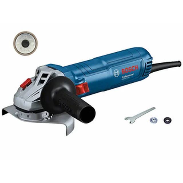 Bosch GWS 12-125 elektrinis kampinis šlifuoklis 125 mm | 11000 RPM | 1200 W | Kartoninėje dėžutėje