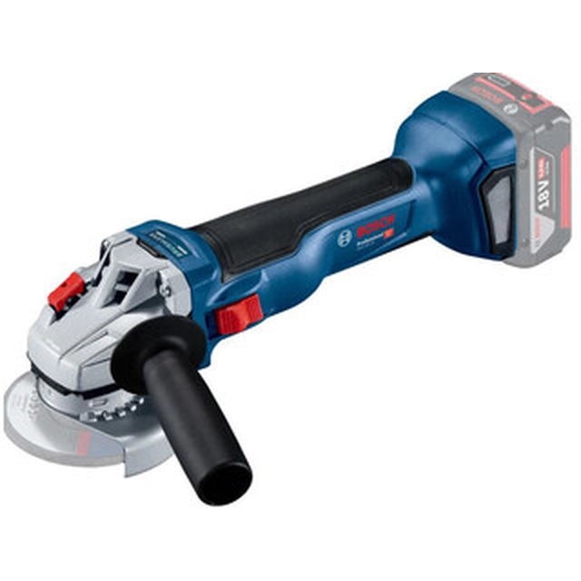 Bosch GWS 18V-10 akkus sarokcsiszoló 18 V | 115 mm | 9000 RPM | Szénkefementes | Akku és töltő nélkül | Kartondobozban