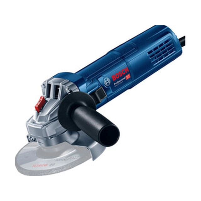 Bosch GWS 9-115 S elektrinis kampinis šlifuoklis 115 mm | 2800 – 11000 RPM | 900 W | Kartoninėje dėžutėje