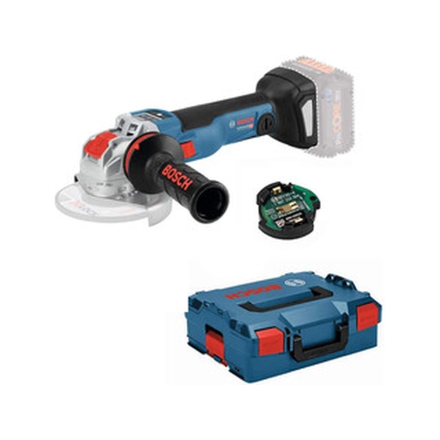 Bosch GWX 18V-10 SC akumulatora leņķa slīpmašīna 18 V | 125 mm | 4500 līdz 9000 RPM | Oglekļa brushless | Bez akumulatora un lādētāja | L-Boxx