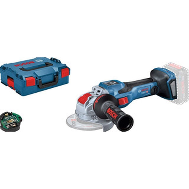 Bosch GWX 18V-15 SC akkukulmahiomakone 18 V | 125 mm | 3400 - 9800 RPM | Hiiliharjaton | Ilman akkua ja laturia | L-Boxxissa