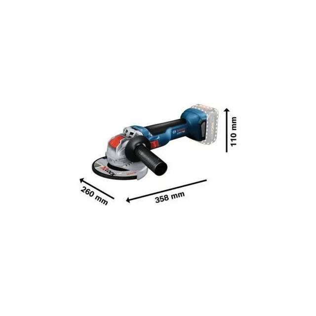 BOSCH GWX sarokcsiszoló 18V-10 Professzionális 1000 W 18 V