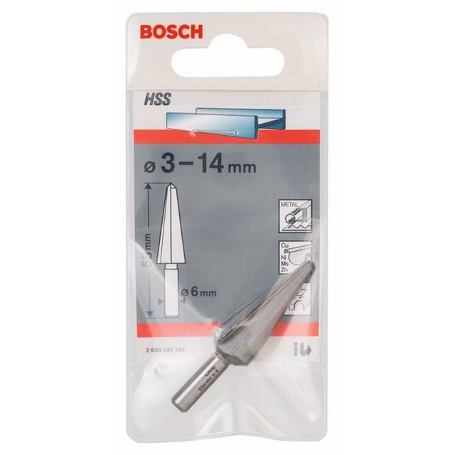 BOSCH Hõõritsad, silindrilised 3-14 mm,58 mm,6 mm