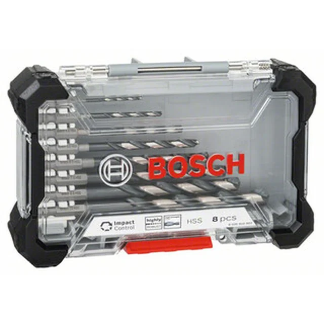 Bosch Impact Control hSS metal drill set, 1/4inch